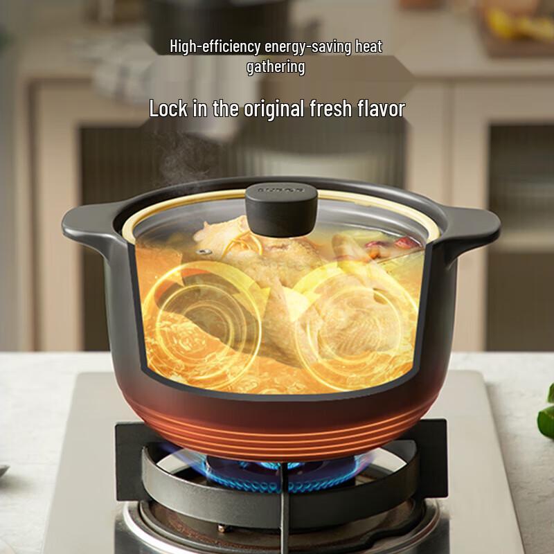 SUPOR 4.8L High-Temperature Ceramic Casserole