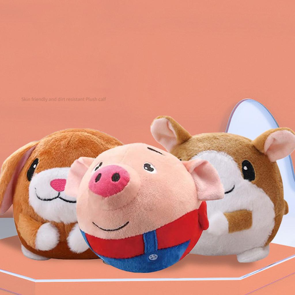 Children Language Learning Plush Toy Cartoon Interactive Stuffed Pet Toy for Communicating and Bonding with Children