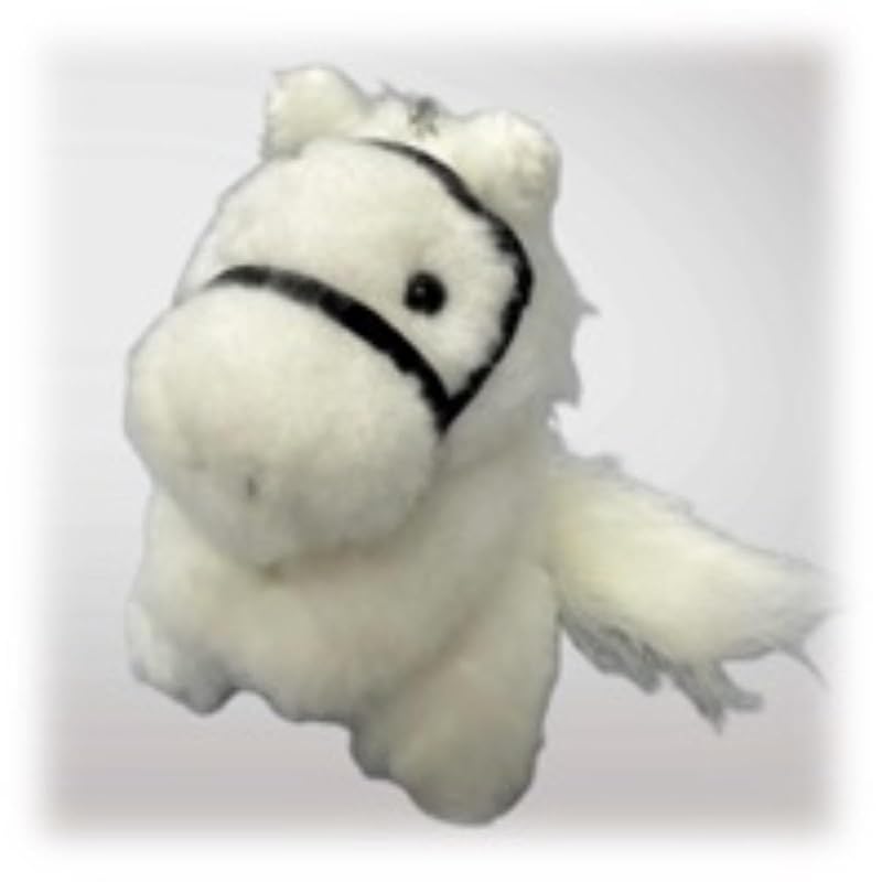 

Bamboo shoots Fluffy series horse white 50017 Approximately H10cm