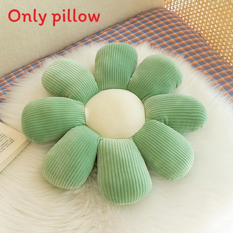

Multi Colored Daisies Flower Shapes Pillows Cushion For Sofa And Lounge Room 32cm світло-зелений колір