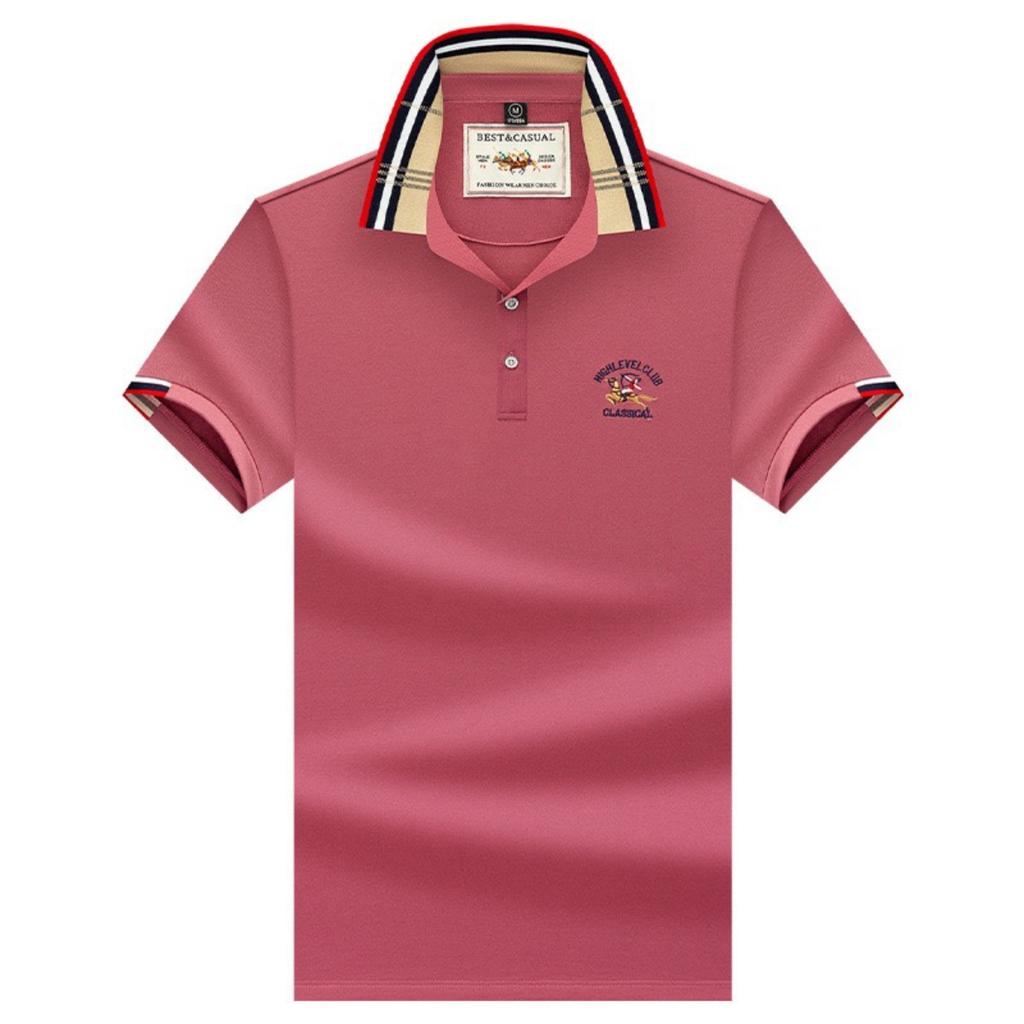 STORN Summer Men's Polo Shirts High Quality Solid Color Short Sleeve Turn Down Collar Embroidery Casual Male Tees