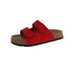 Soft-soled retro platform slippers women's summer 2025 new fashion one-word Velcro outer wear premium sandals