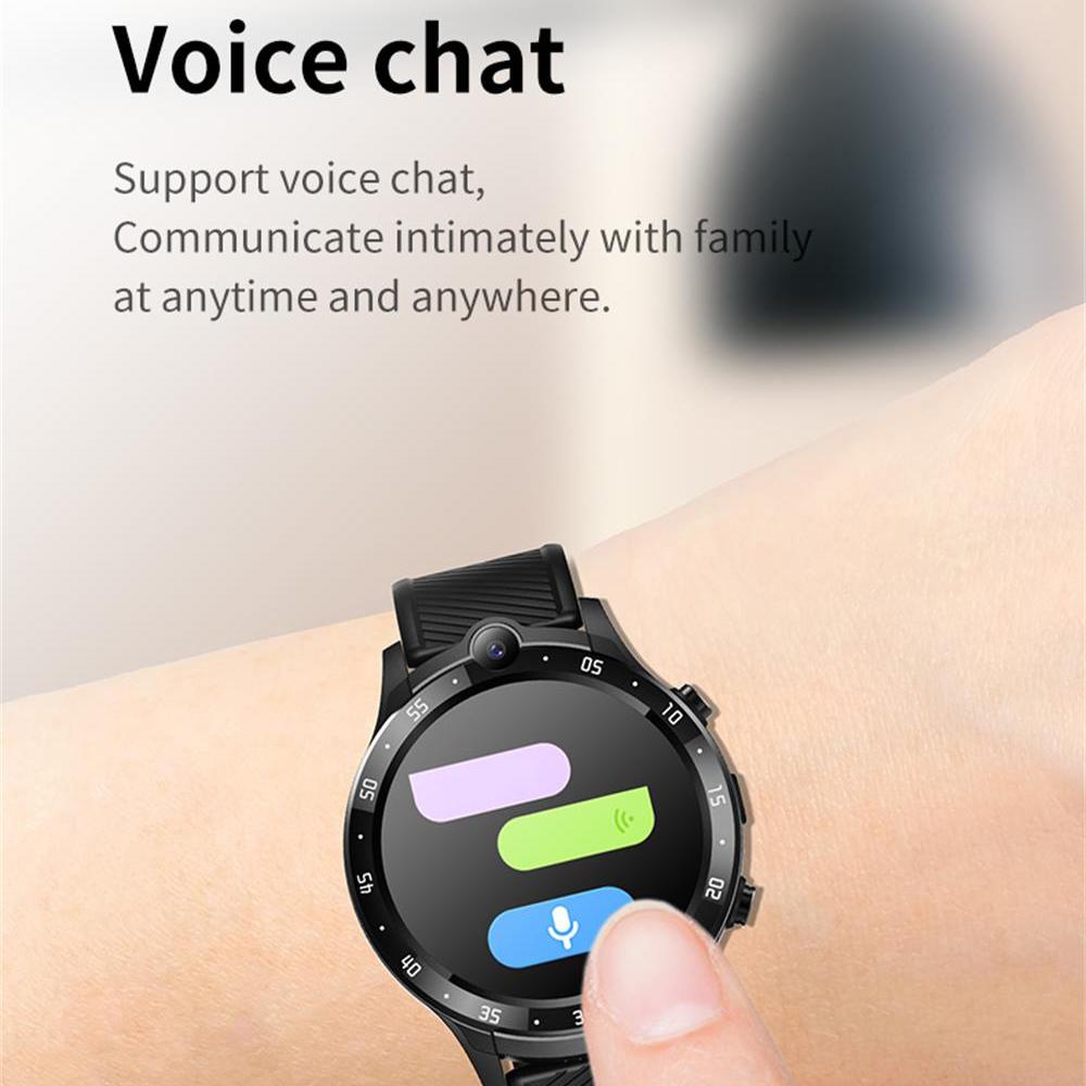 Men 1.28" 4g Full Netcom Smart Watch Gps Wifi Positioning Video Call Chat Sos Alarm Clock Waterproof Women Smartwatch