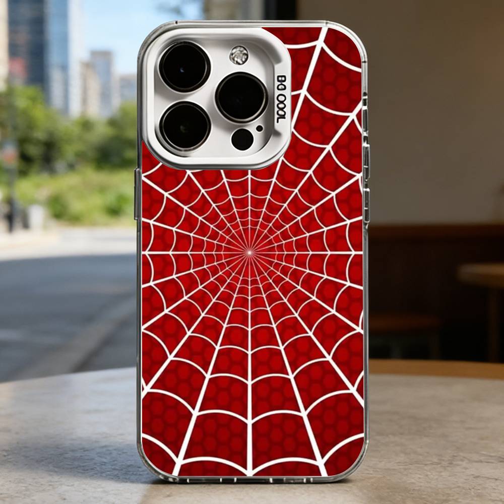 

Spider web Pattern Hard Phone Case for IPhone 16 15 14 13 12 11 Pro Max Plus16E X XR XS Max shockproof Full Cover iPhoneXSMAX