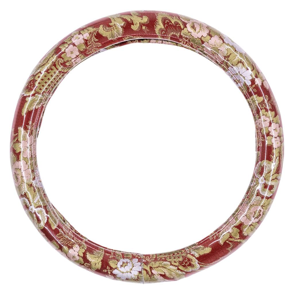 Miyabi Truck Truck Truck Kinkazan Extra Thick Steering Wheel Flower L (MIYABI) Supplies, Parts, Interior, Cover, Basket, Wine, (41.5-42.5cm) HC-HK-LWI