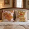 Doll Adorable Ginger Bread Cushion Cover 1Pcs Decorative Covers Soft Cushion Case For Sofa Couch Decor 40X40 45X45 Pillowcases