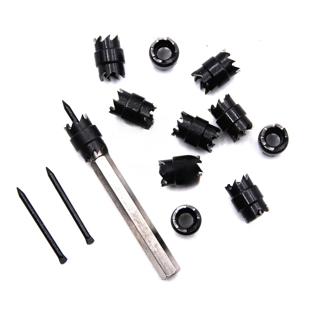 High-Speed Steel Weld Spot Remover Drill Set - 13 Pieces