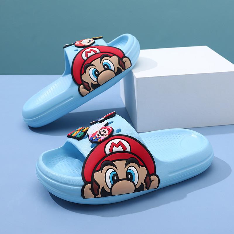 Adorables Pantoufles Pikachu pour Enfants Respirantes Antidérapantes Été Intérieur Maison Chaussures