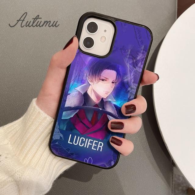 Mammon Obey Me Fanart Anime Phone Case for iPhone 11 12 13 14 Pro Max Mini X XR XS SE 2020 6S 7 8 Plus Samsung S21 S22 Shell