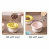 Ceramic Pet High Foot Bowl Large Capacity Dog Food Feeder Pet Drinking Feeder  For Dogs Cats