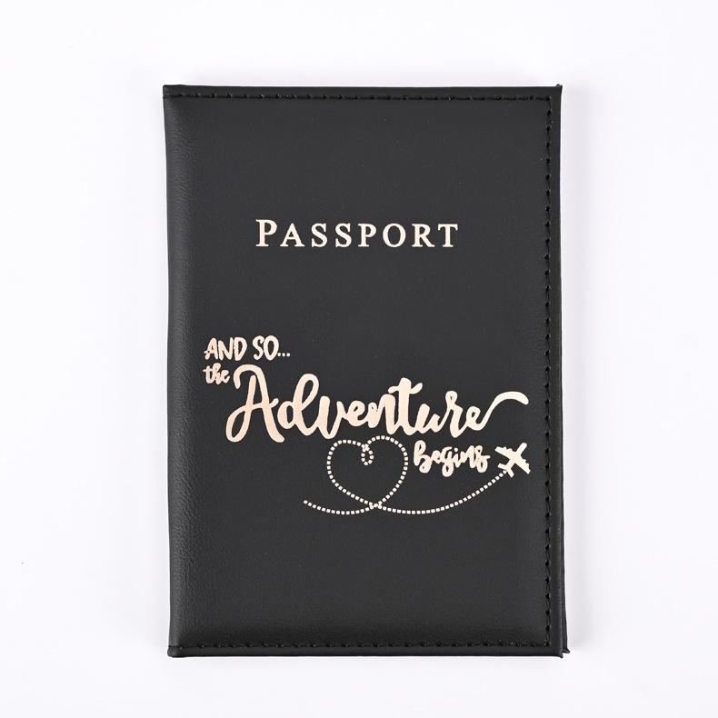 2024 Stylish PU Leather Passport and Ticket Holder with Textured Design