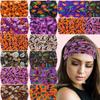 Knot Headband, Color Blocked Pattern Printed Sports Headband, Fashionable Polka Dot Wide Edge Elastic Headband