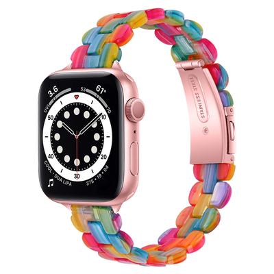 Watchband Wristbands Sweatbands Rubber Wristbands for Men Resin Strap Compitable with Iwatch Series 7 Watch 45MM Replacement Strap