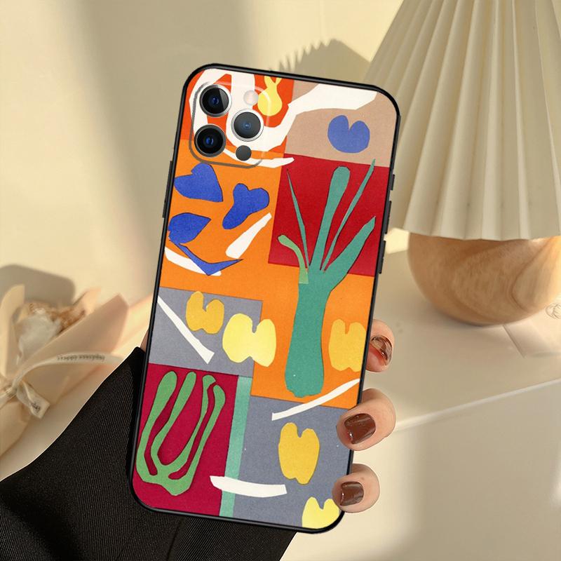 

Henri Matisse Art Painting Phone Case For iPhone 16 14 13 12 11 15 17 Pro Max 13 mini 15 16 Plus 16e 17 Air Cover Funda iPhone 16Pro MAX