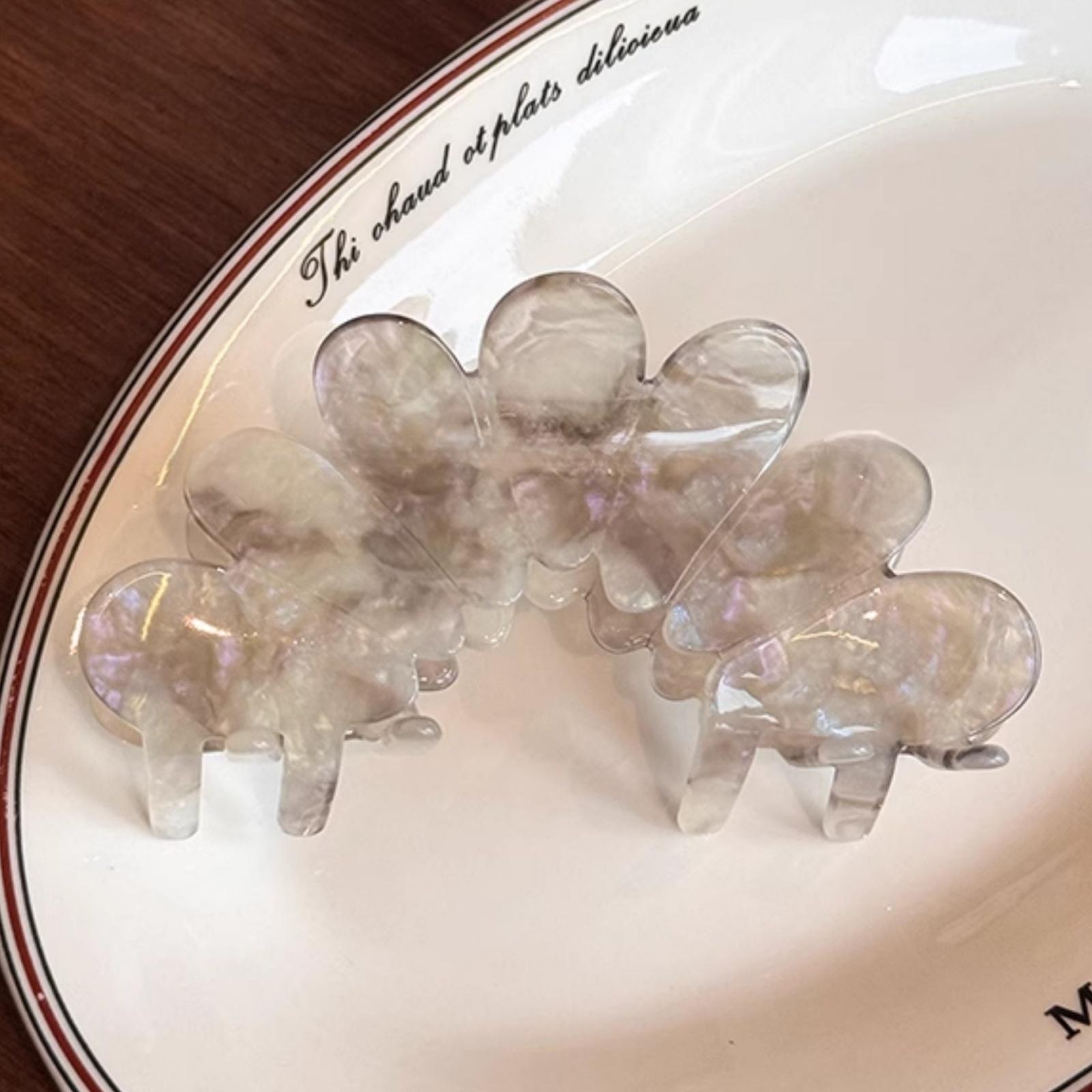 

French style petal vinegar grip clip for women new style hair clip at the back of the head Hair Claw Clip Hair Crabs