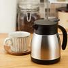 Tamahashi RF-10 Stainless Steel Tabletop Pot, 0.5L, Keeps Food Hot or Cold, Push-Button Operation, Energy-Saving, Vacuum Insulated