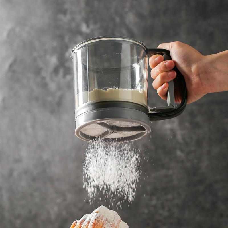 Popular Semi-Automatic Handheld Flour Sifter for Baking
