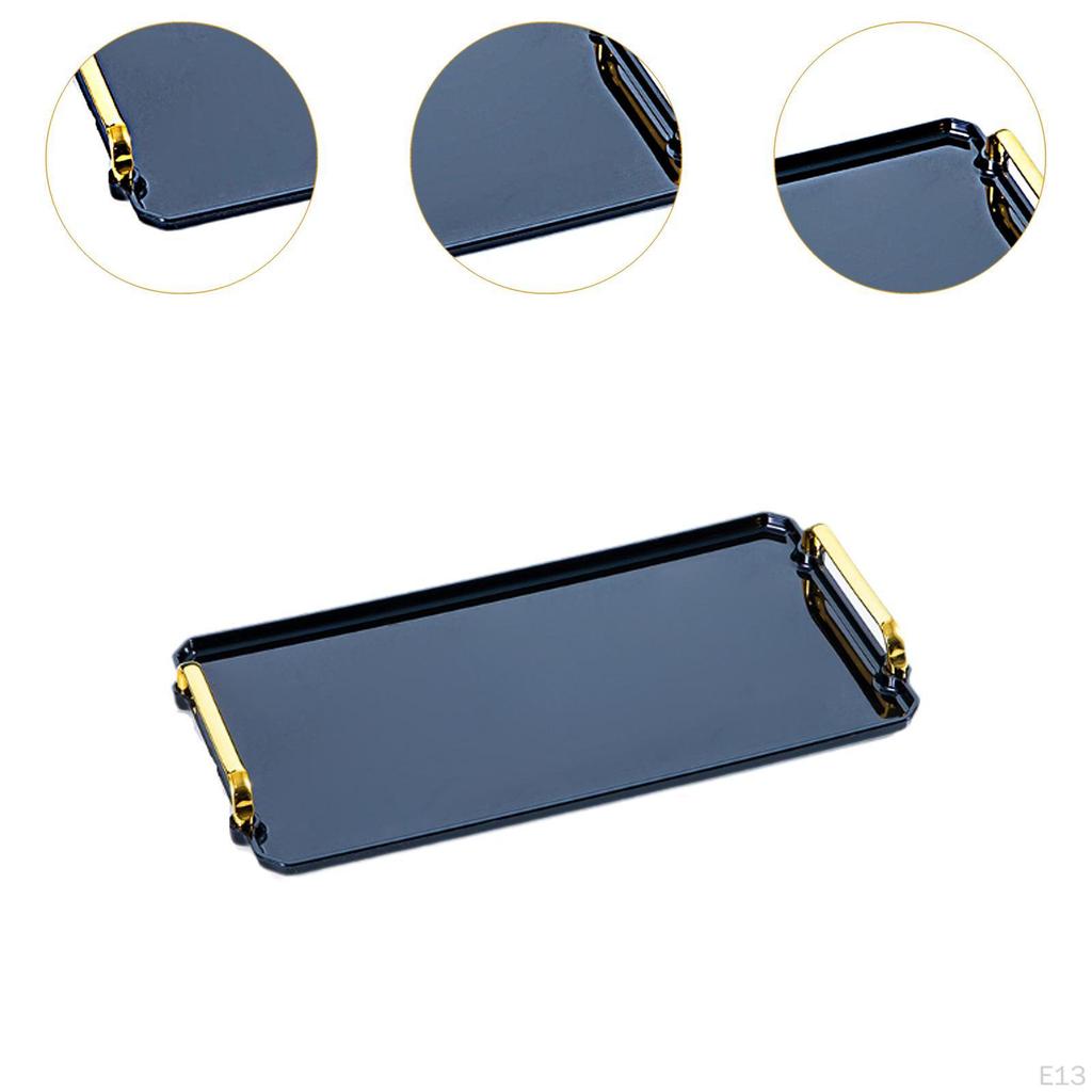 Elegant Bathroom Serving Tray, Modern Vanity Tray