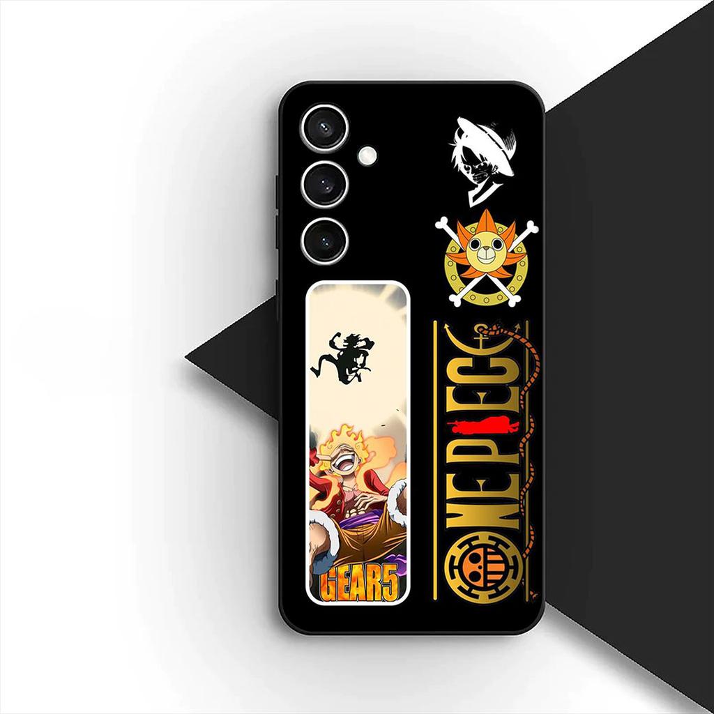 Cover for Samsung Galaxy S20 S22 S21 FE Ultra Plus A07 A17 A15 A16 A25 A57 A37 Phone Case Trafalgar Water Law One Piece Luffy