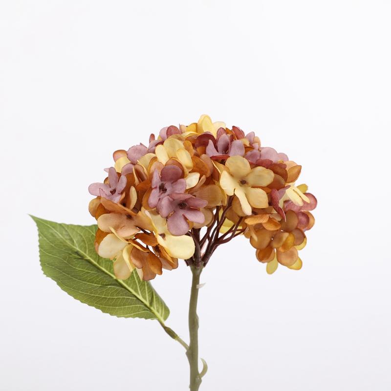Artificial Hydrangea Silk Flowers Home Vases Table Accessories Wedding Wall Diy Gift Box Bridal Bouquet Holiday Party Decoration