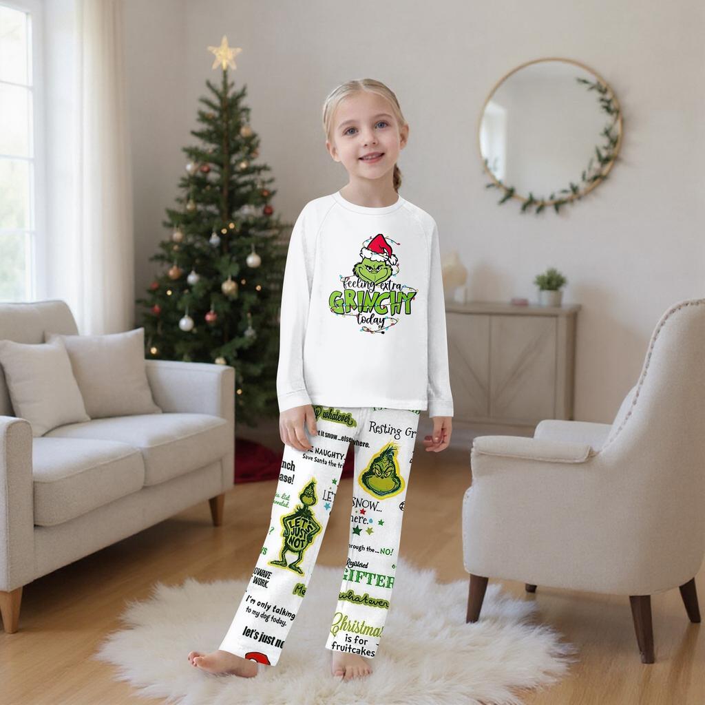 Passende Familiensets mit Weihnachtsmotiven, Langarmshirts und Hosen