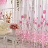 Tulip Printed Nordic Curtains Fashion Door Window Curtain Practical Elegant Beautiful Romantic Durable for Living Dining Room