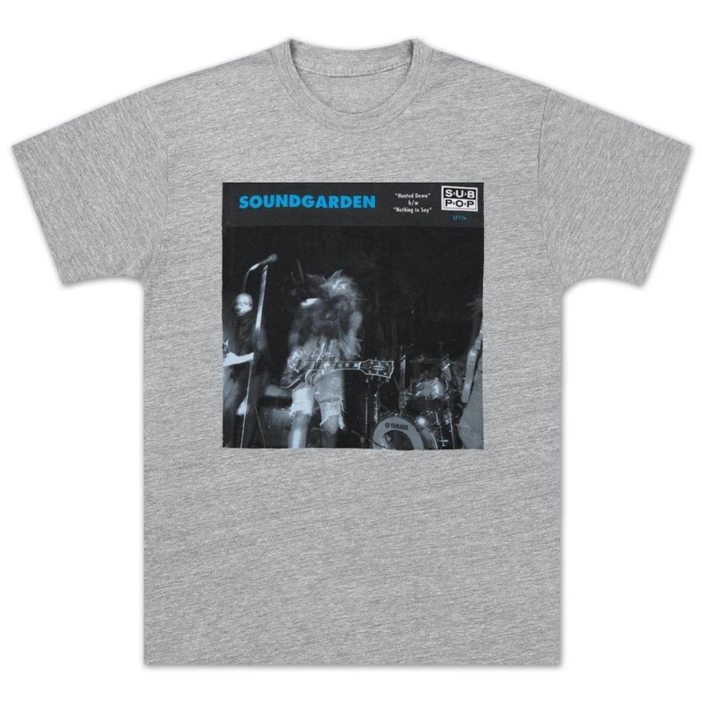 Soundgarden Voice Garden Punk Band American Retro Oversize High Street Cotton Mens and Womens Short Sleeve Tshirt
