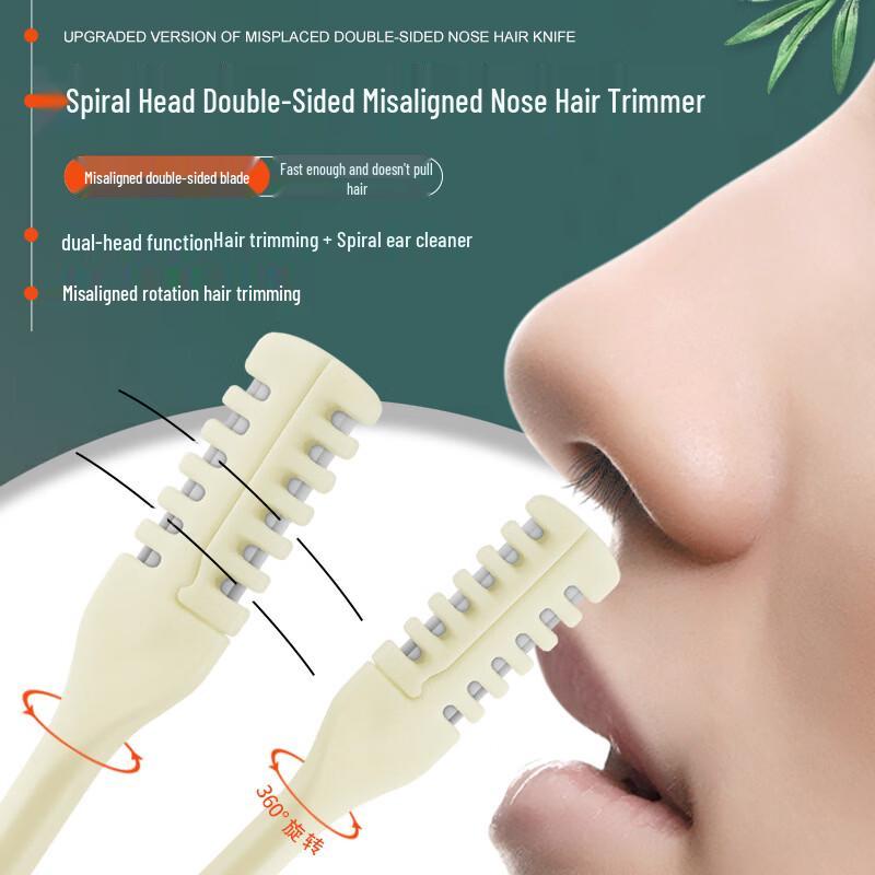 Manual Nose Hair Trimmer Set (5-Pack)