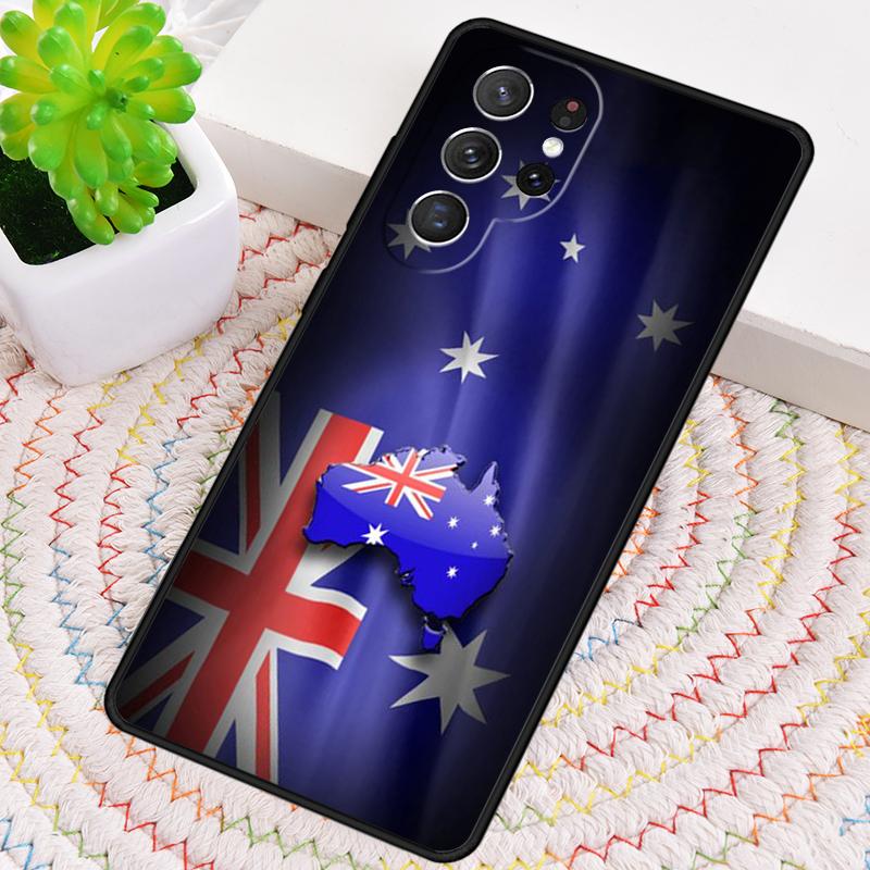 Australian Flag Phone Case for Samsung Galaxy note 10 pro S26 Ultra S23 S24 FE S25 S21 S22 PLUS shockproof Cove