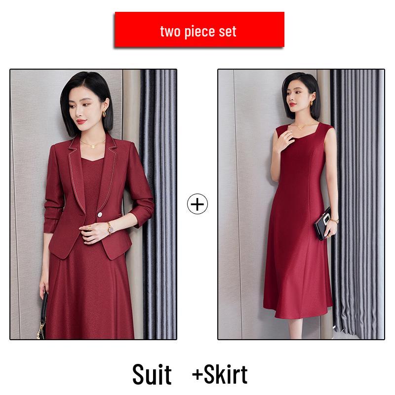 Women's White Slimming Suit Jacket – Spring/Autumn 2025: High-End, Formal, Professional Socialite Style