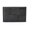 Bottega Veneta Card Case, Men's and Women's, Cassette, Intrecciato Leather, Black, 742693 VCQC4 8425 [Used]