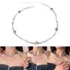 Five-pointed Star Aesthetic Necklace Diamonds Inlay Simple Clavicle Chain Women Girls Wedding Jewelry Birthday Gift