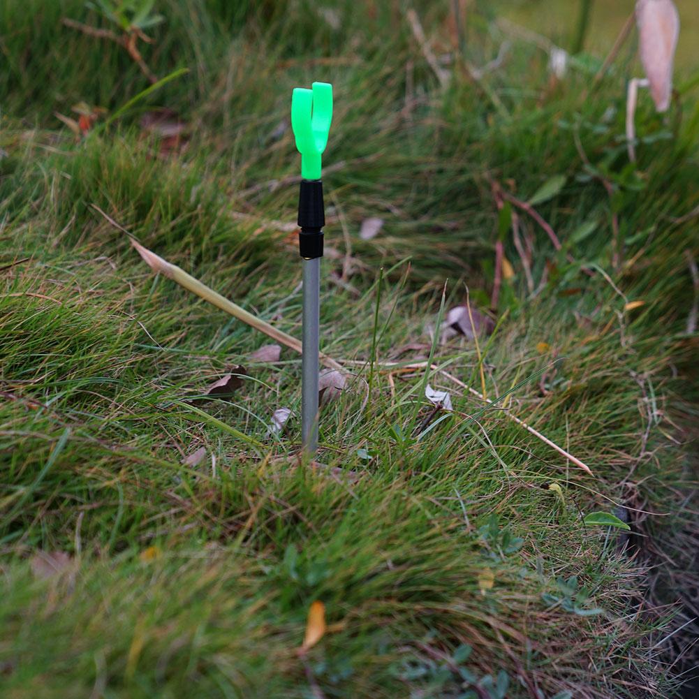 50/80cm Fishing Bankstick Adjustable Extending Rod Rest Telescopic Fishing Stand Holders Fishing Rod Bracket Fishing Accessories