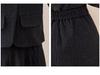 Chic Women's 2025 Winter Three-Piece Set: Fashionable Long-Sleeve Vest & Half-Body Skirt - ME5502