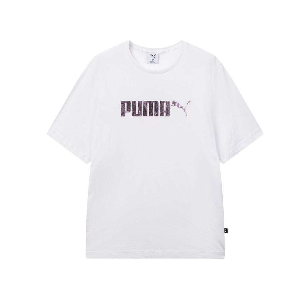 Puma Ess Round Neck Pullover Simple Short Sleeve Casual Versatile Sports T-Shirt Unisex Tops 697103-02