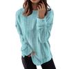Women's Round Neck Tops Cotton Women's Casual Fashion Print  Long Sleeve O-Neck Pullover Top Blouse