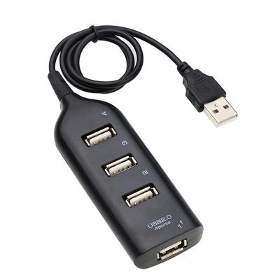 Univerzální rozbočovač USB 4portový rozbočovač USB 2.0 s kabelem Mini Hub Rozbočovač zásuvek Kabelový adaptér pro přenosný počítač