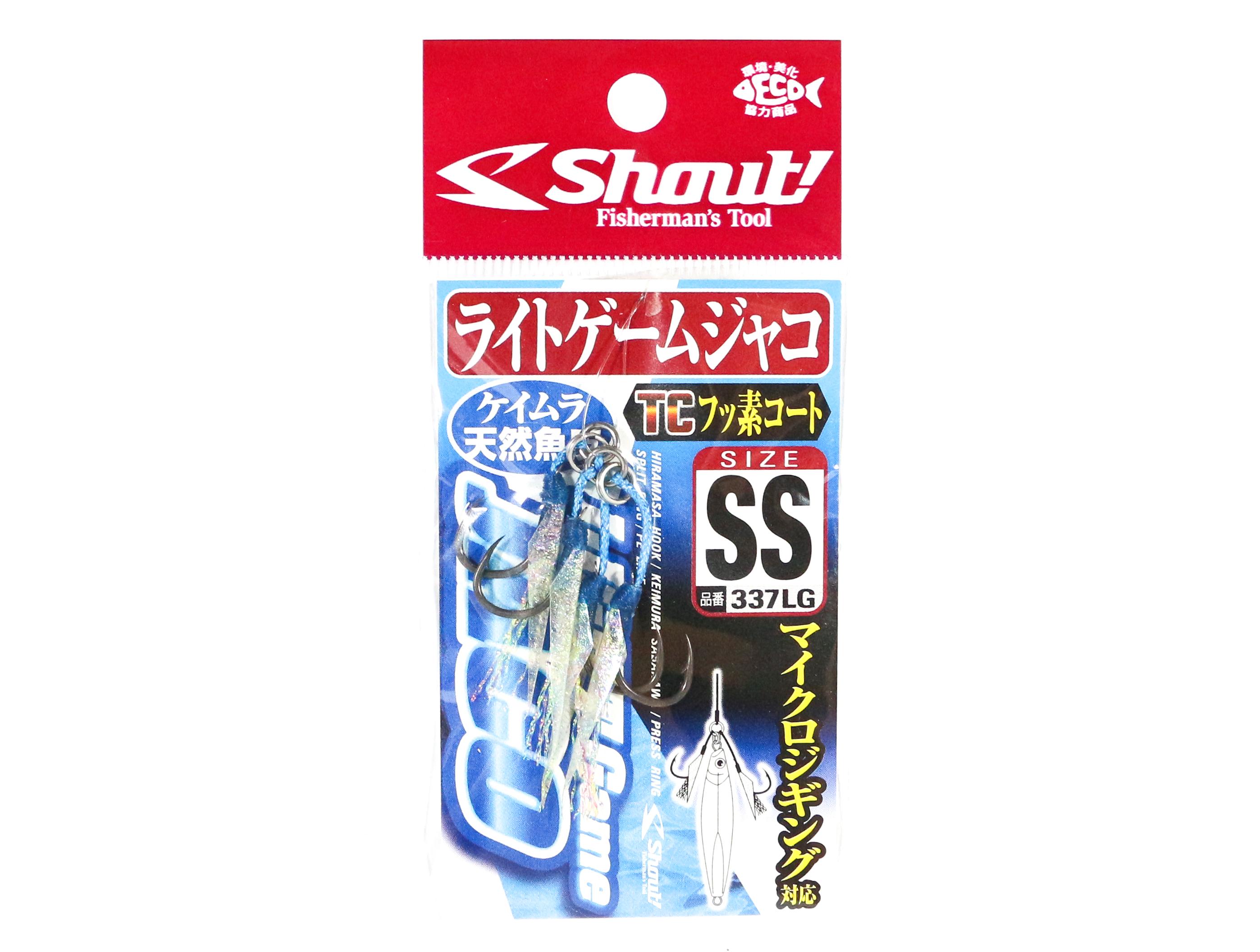 

Shout 337-LG Light Game Jaco Rigged Assist Hiramasa Hook Size SS (4312)