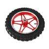 2.510in Rear Wheel Rubber Tire AntiSkid Replacement Fits for 47cc 49cc 2 Stroke Mini Dirt Bike(Red )
