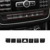 Car Console Air Conditioner Function Buttons Trim Sticker For Mercedes Benz GLA X156 CLA C117 A B Class W176 W246 2013-2017