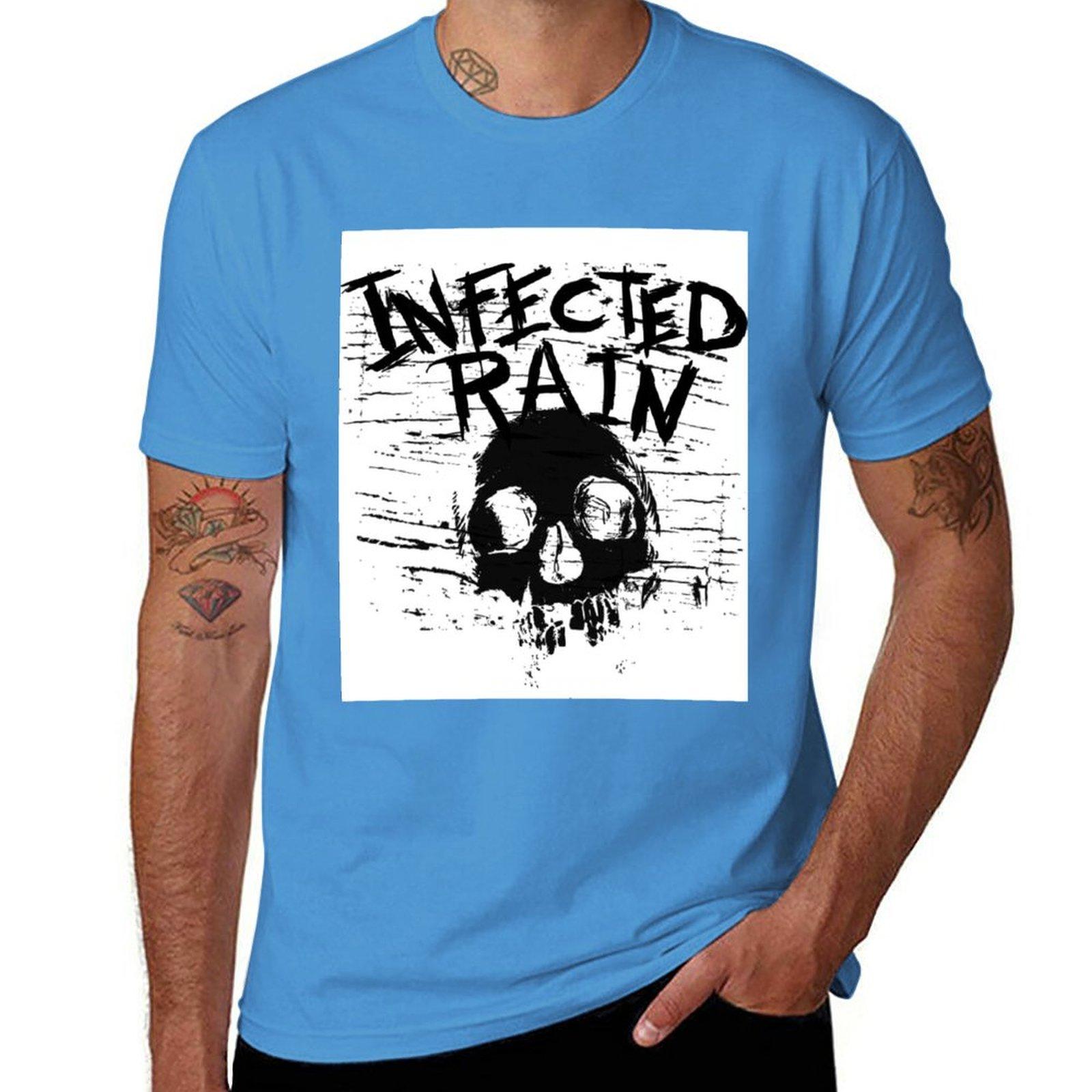 Infected Rain sksks TShirt Blouse customizeds animal prinfor boys men clothing S
