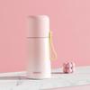 Portable Gradient Design Thermos Cup Stainless Steel High Appearance Insulated Cup Leak-Proof Double Lid Cup School