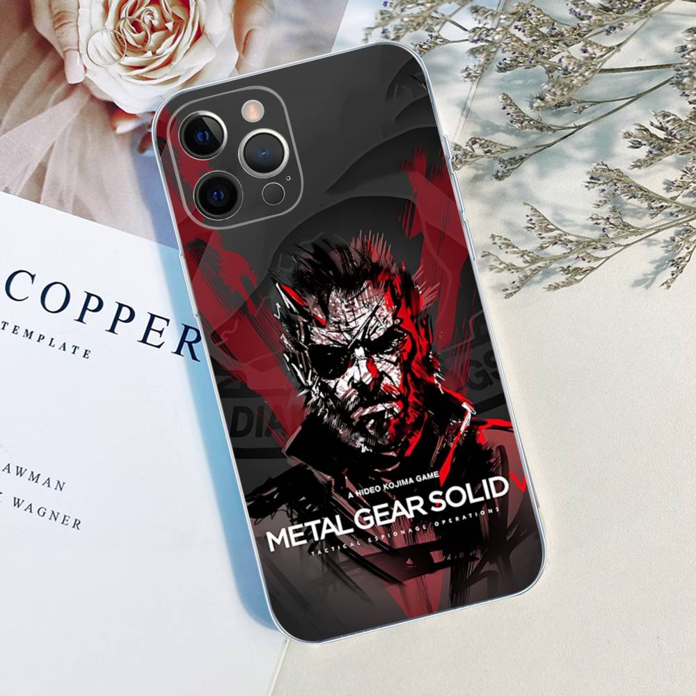 Popular Game M-Metal Classic G-Gear For IPhone 17 16 15 14 13 12 Mini 11 Pro Max Transparent Case