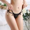 Briefs Sexy G-String Nylon Bowknot Dangle Bead Knickers for Everyday