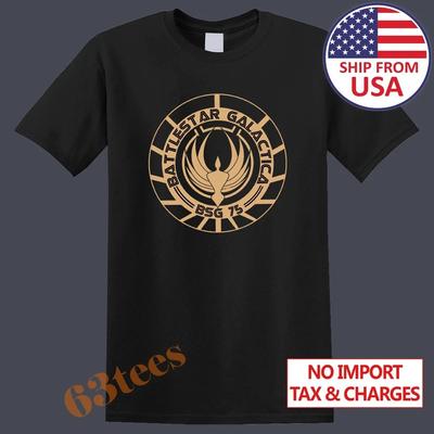 Battlestar Galactica Men's Black Size S To 3XL