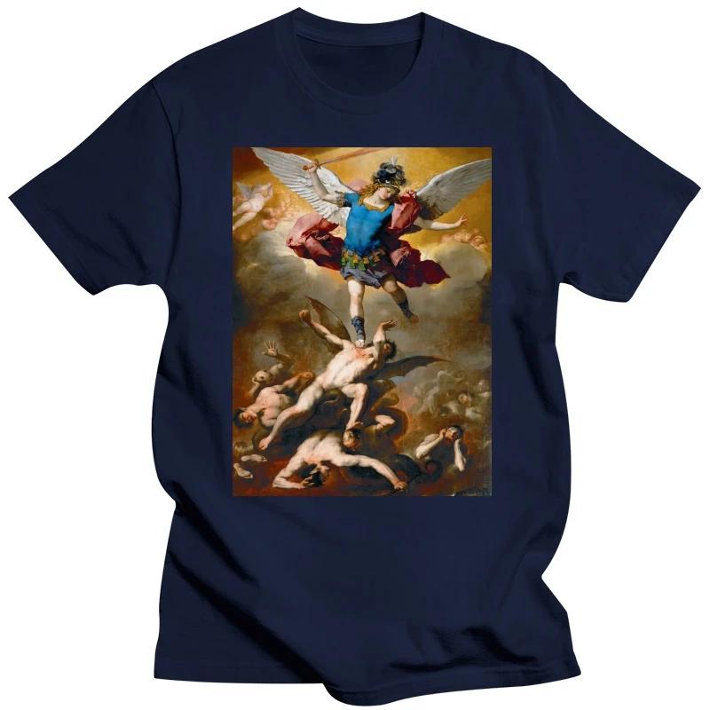 

St Michael The Archangel Art Футболка с графическим принтом st michael angel angels archangels saint saint michael XXL
