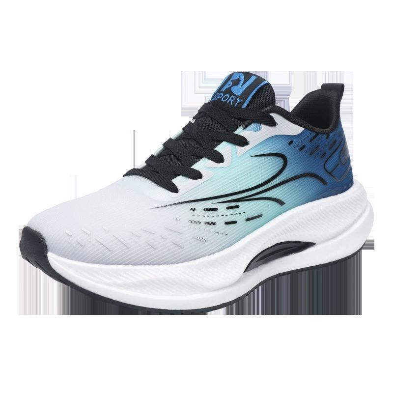 Sneakers spring new youth daily outdoor running shoes fashion trend lace-up breathable men's shoes