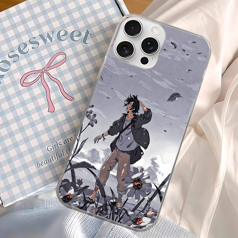 Anime Movie Umibe No Etranger For IPhone 17 16 15 14 Plus 13 12 11 Pro Max Phone Cover Back Satin Colorful Surface