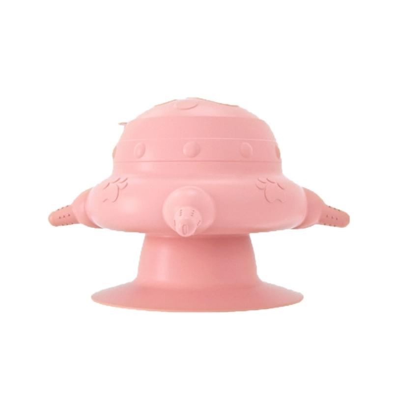 

Станция кормления щенков с присоской, противоскользящая, для кормления новорожденных мелких животных, кормление детенышей животных розовый