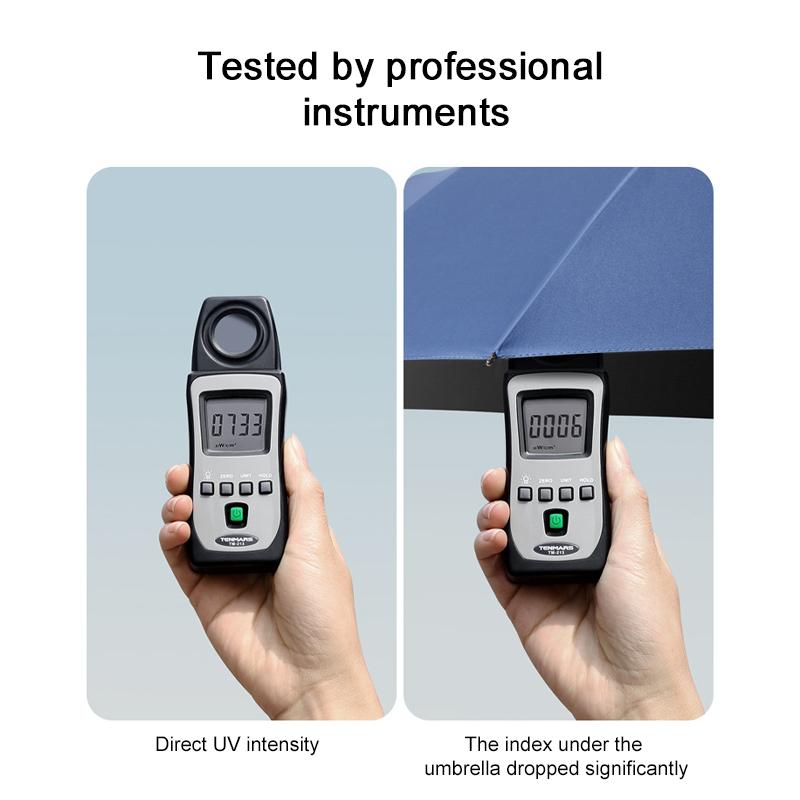 UV deštník, větruodolný, silný slunečník, luxusní dešťový deštník s dlouhou rukojetí, přenosný, skládací, ultra odolný proti větru a vodě, proti dešti